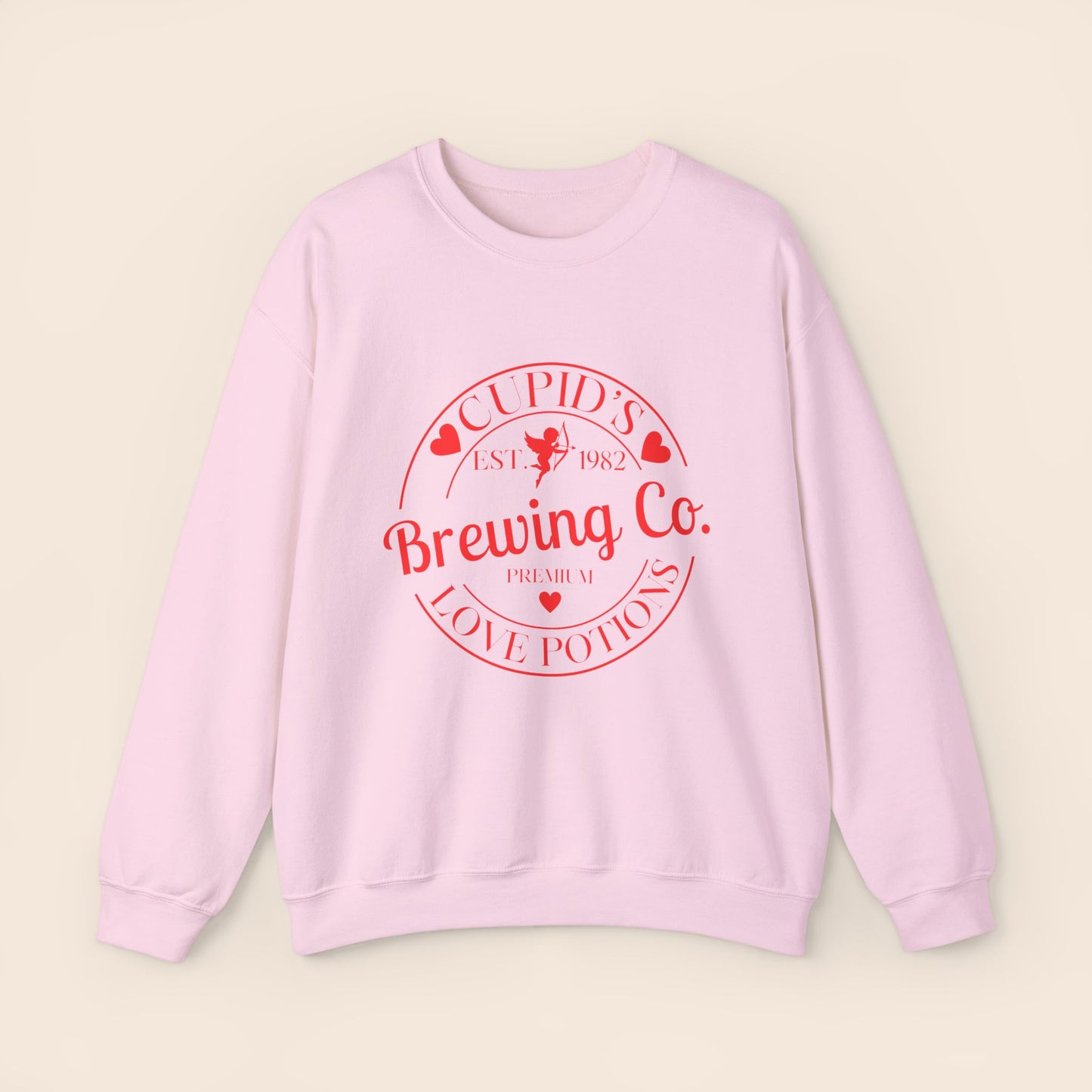 Cupid's Brewing Co. Love Potions Valentine's Day Crewneck Sweatshirt