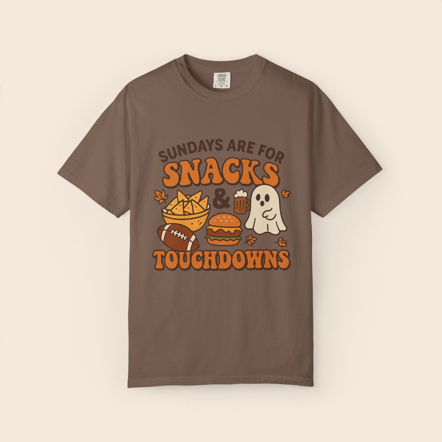 Sundays are for Snacks and Touchdowns Comfort Colors® Shirt