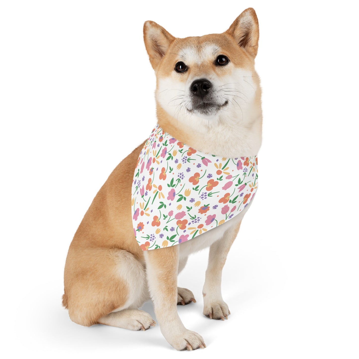 Floral Over the Collar Spring/Summer Dog Bandana