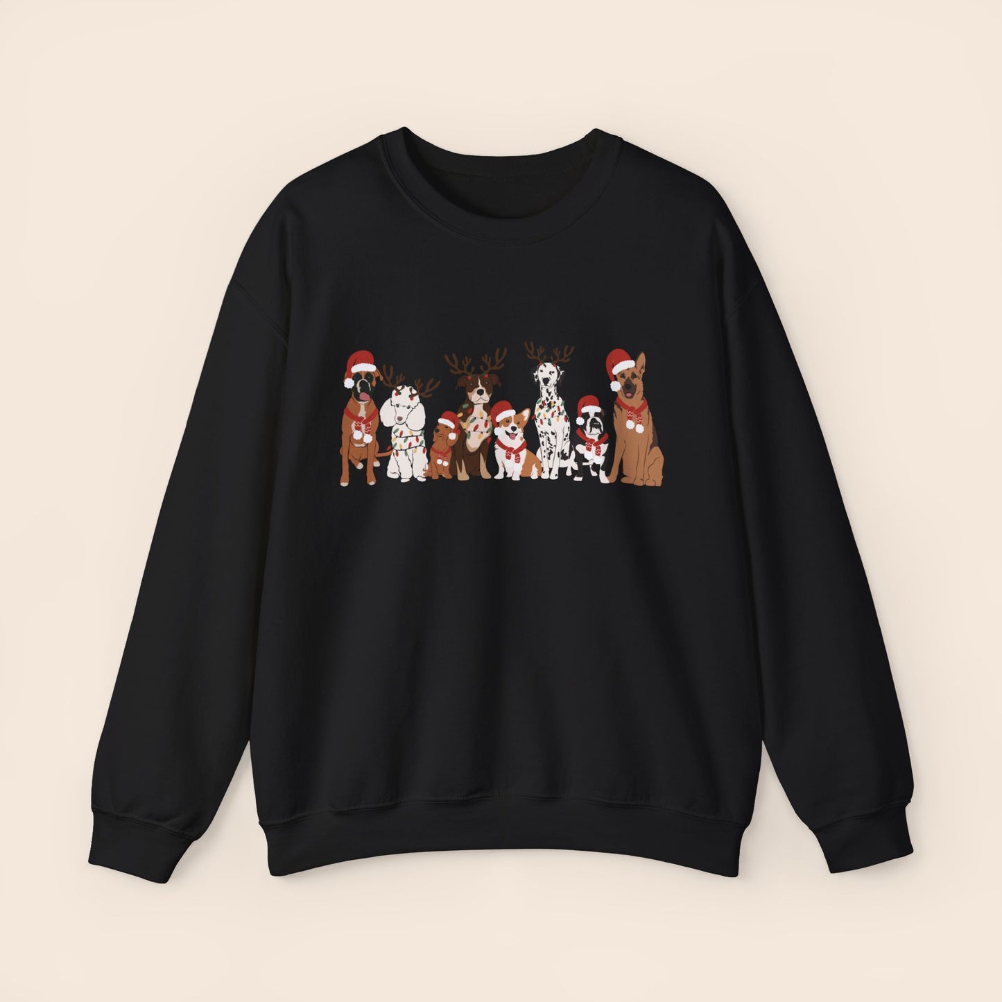 Christmas Dogs Crewneck Sweatshirt