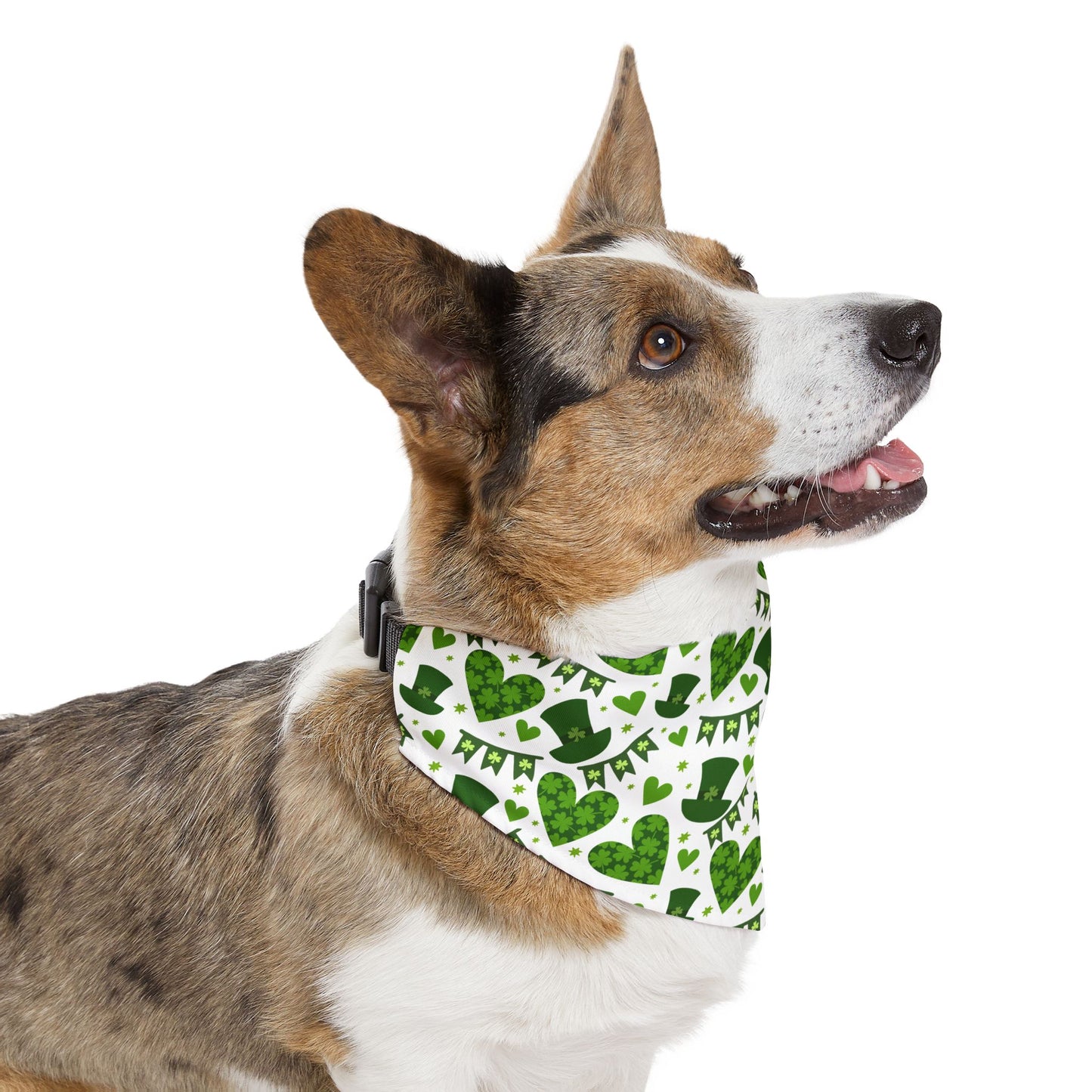 St. Patrick's Day Over the Collar Dog Bandana