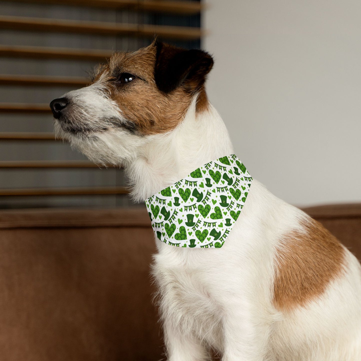 St. Patrick's Day Over the Collar Dog Bandana