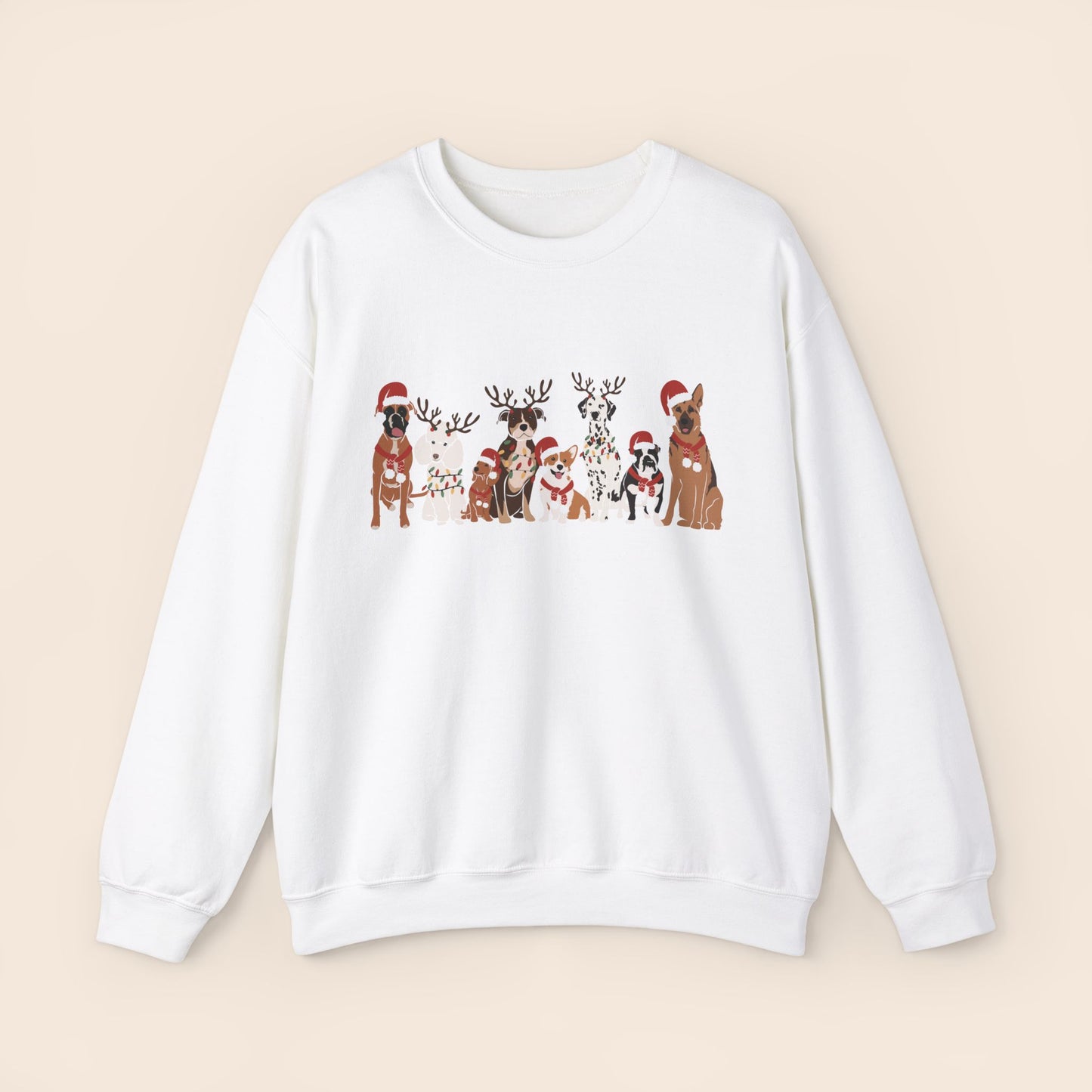 Christmas Dogs Crewneck Sweatshirt
