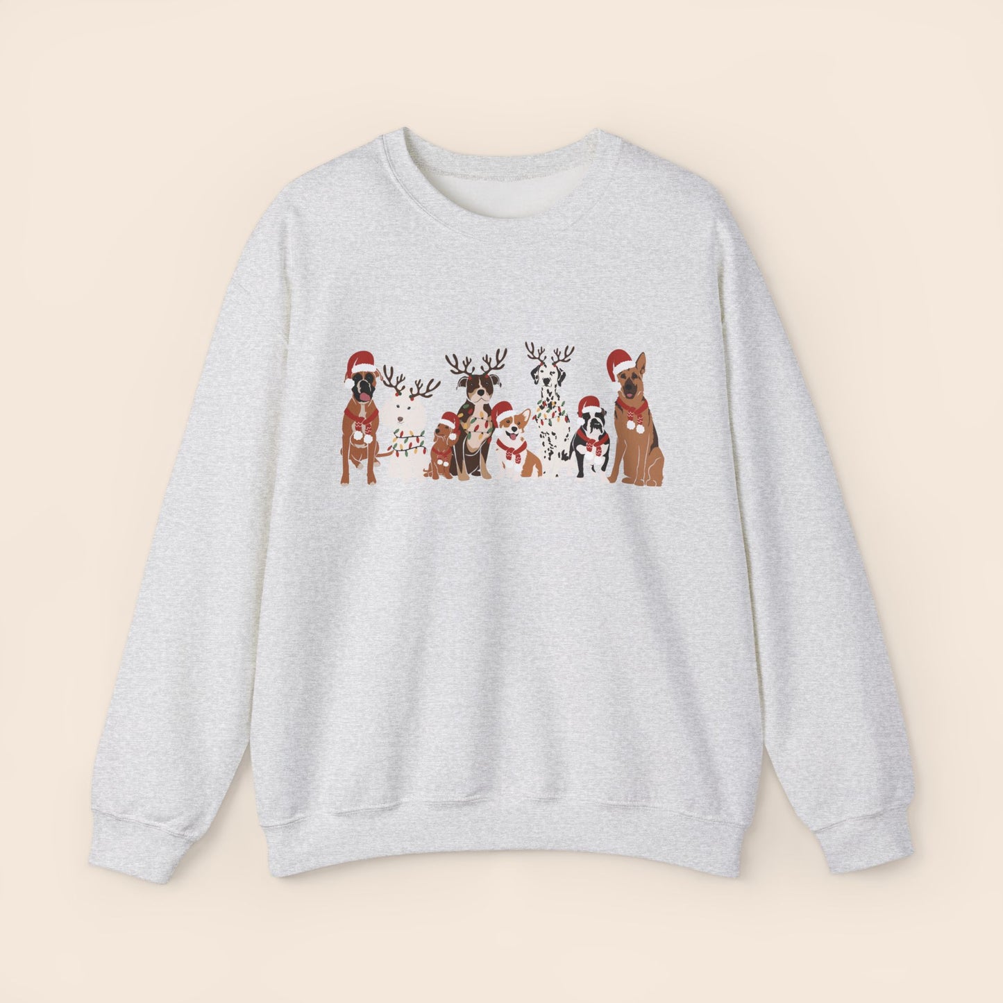 Christmas Dogs Crewneck Sweatshirt