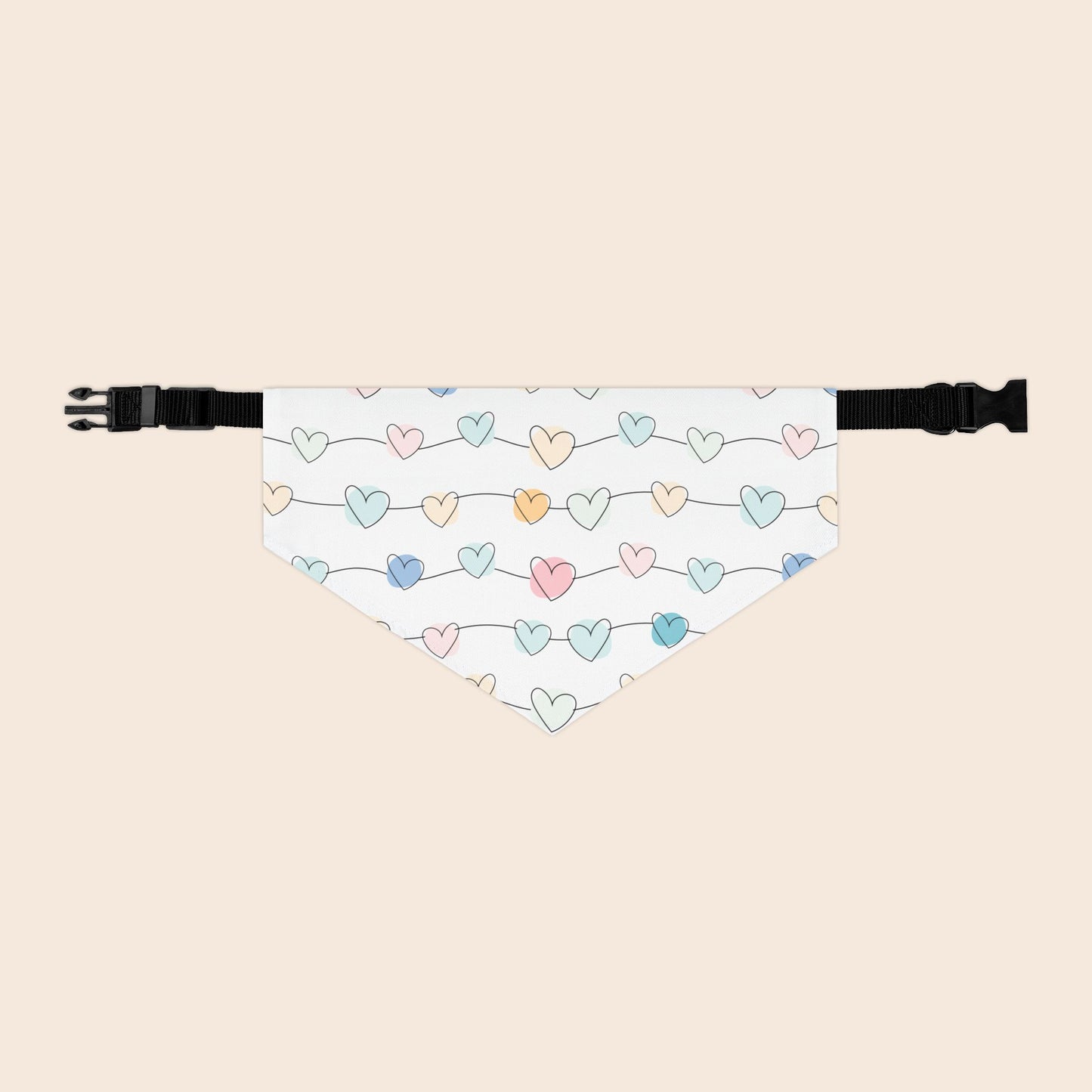 Valentine's Day Over the Collar Dog Bandana