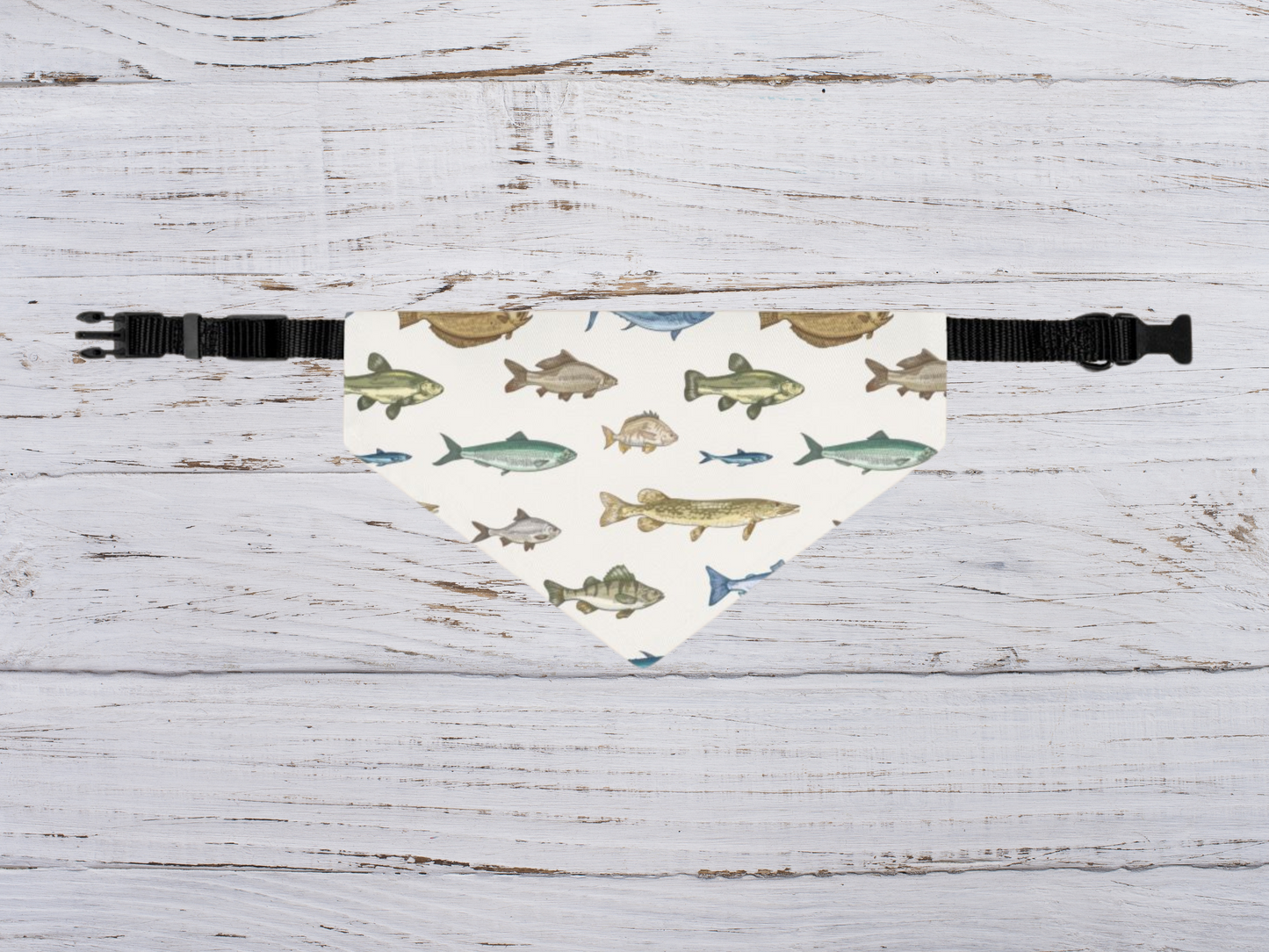 Fishing Over the Collar Dog Bandana