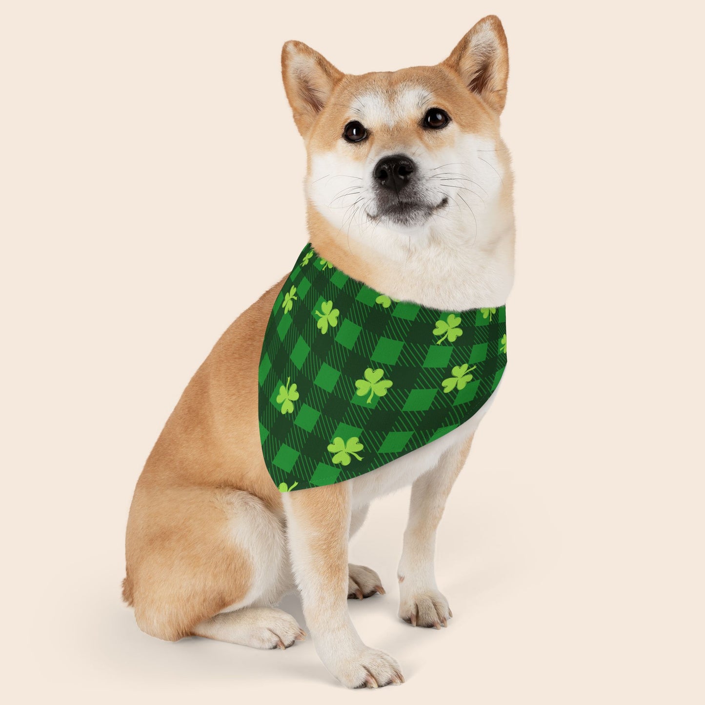 St. Patrick's Day Over the Collar Dog Bandana