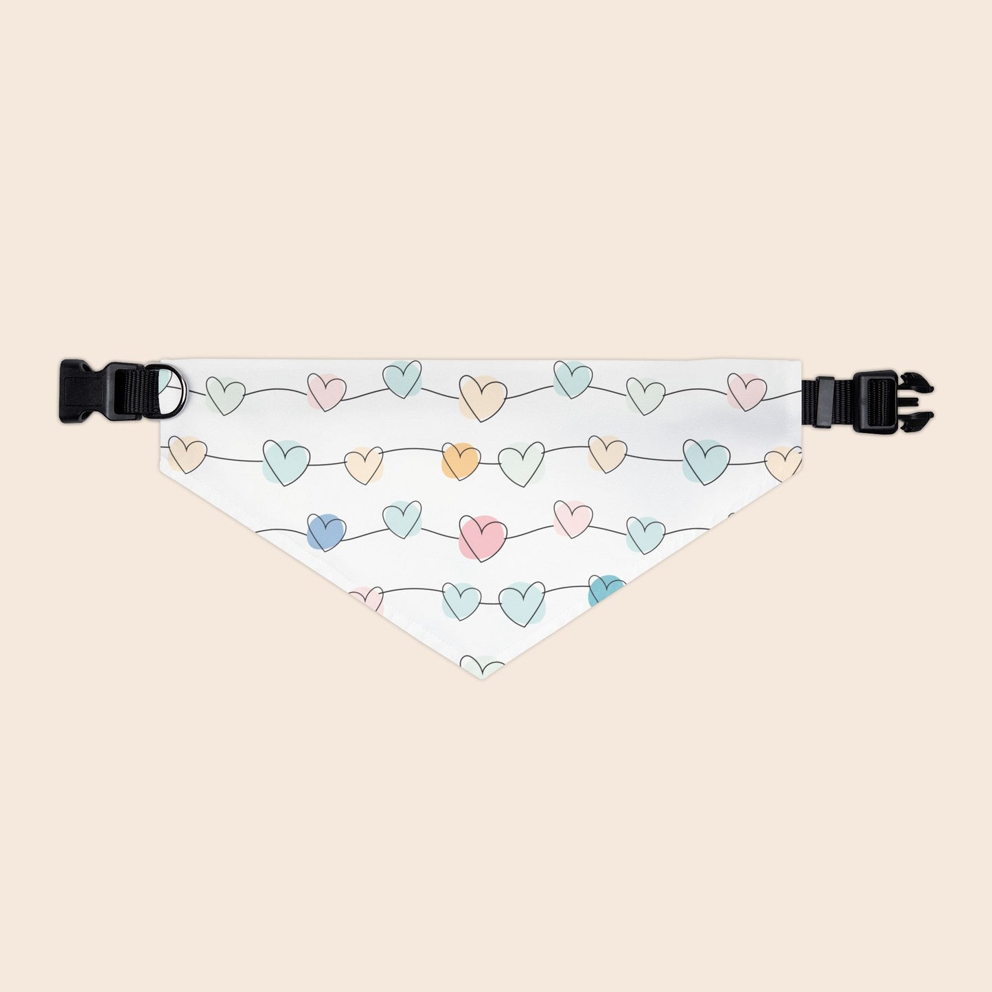 Valentine's Day Over the Collar Dog Bandana