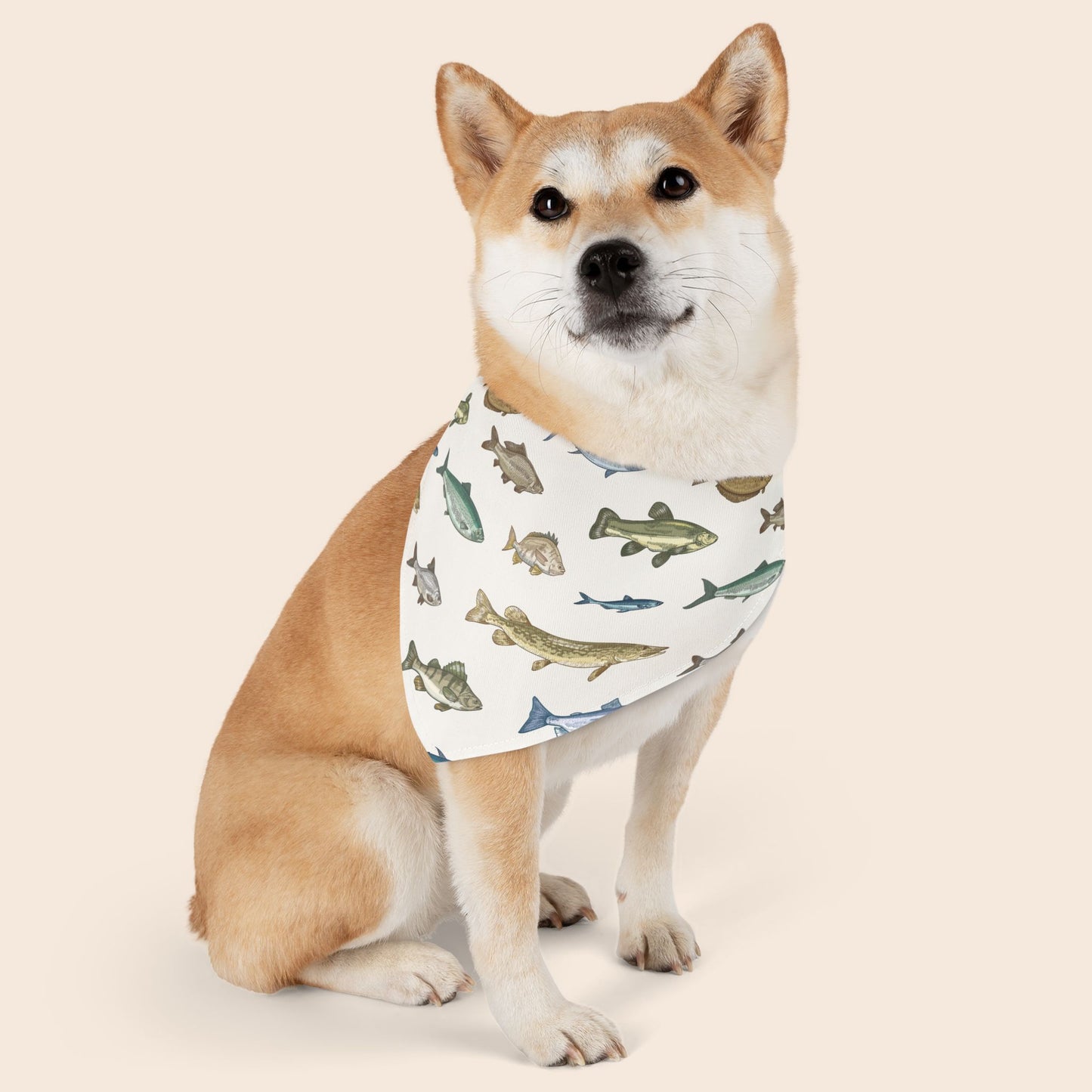 Fishing Over the Collar Dog Bandana