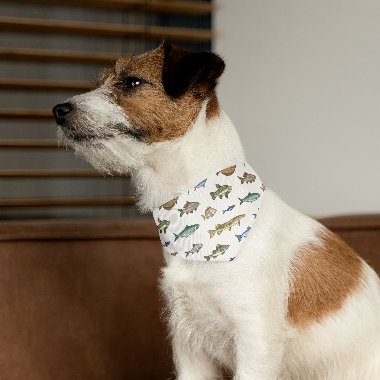 Fishing Over the Collar Dog Bandana