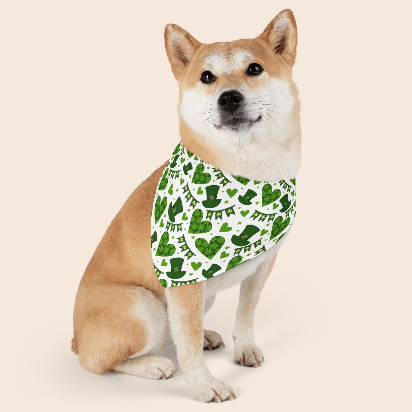 St. Patrick's Day Over the Collar Dog Bandana