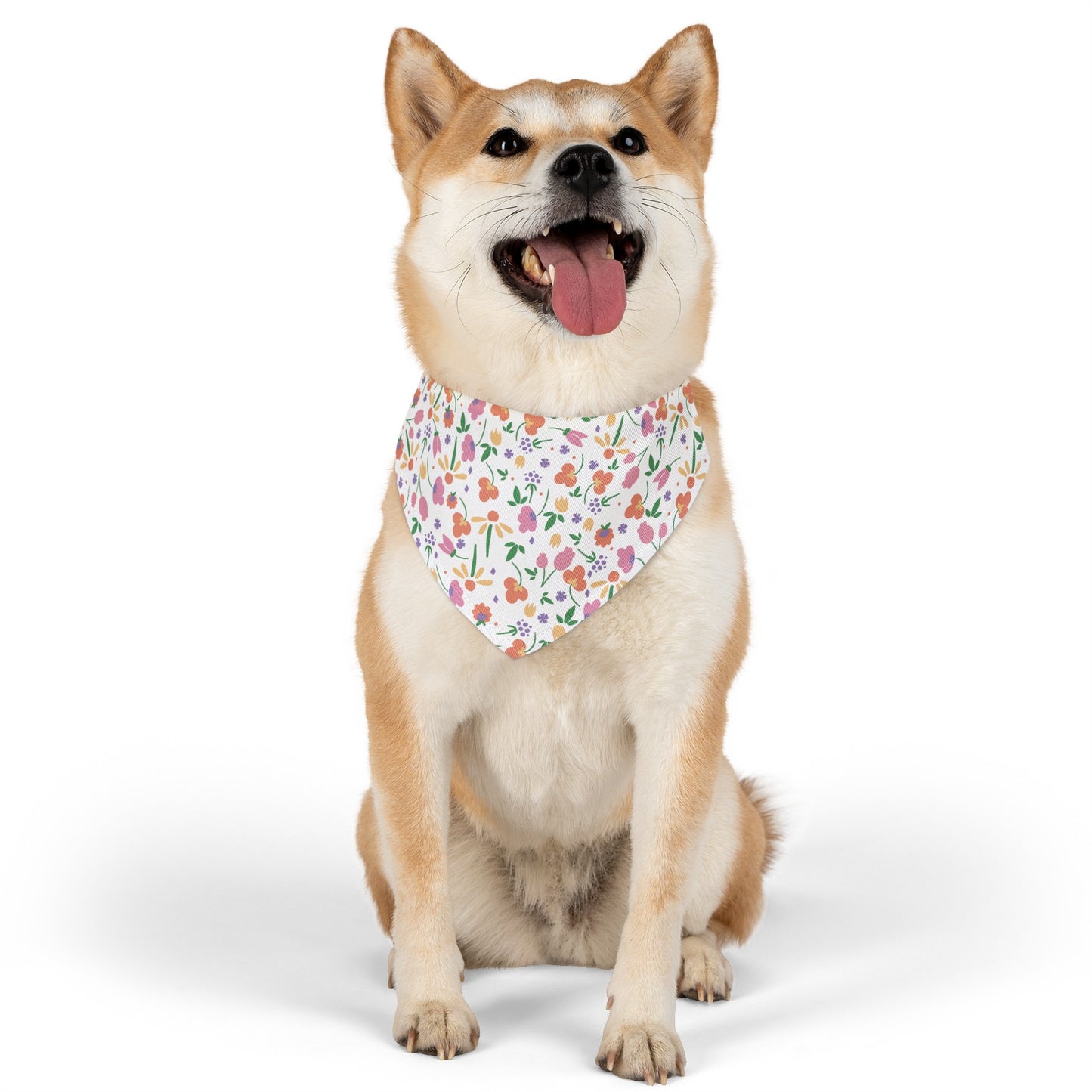 Floral Over the Collar Spring/Summer Dog Bandana