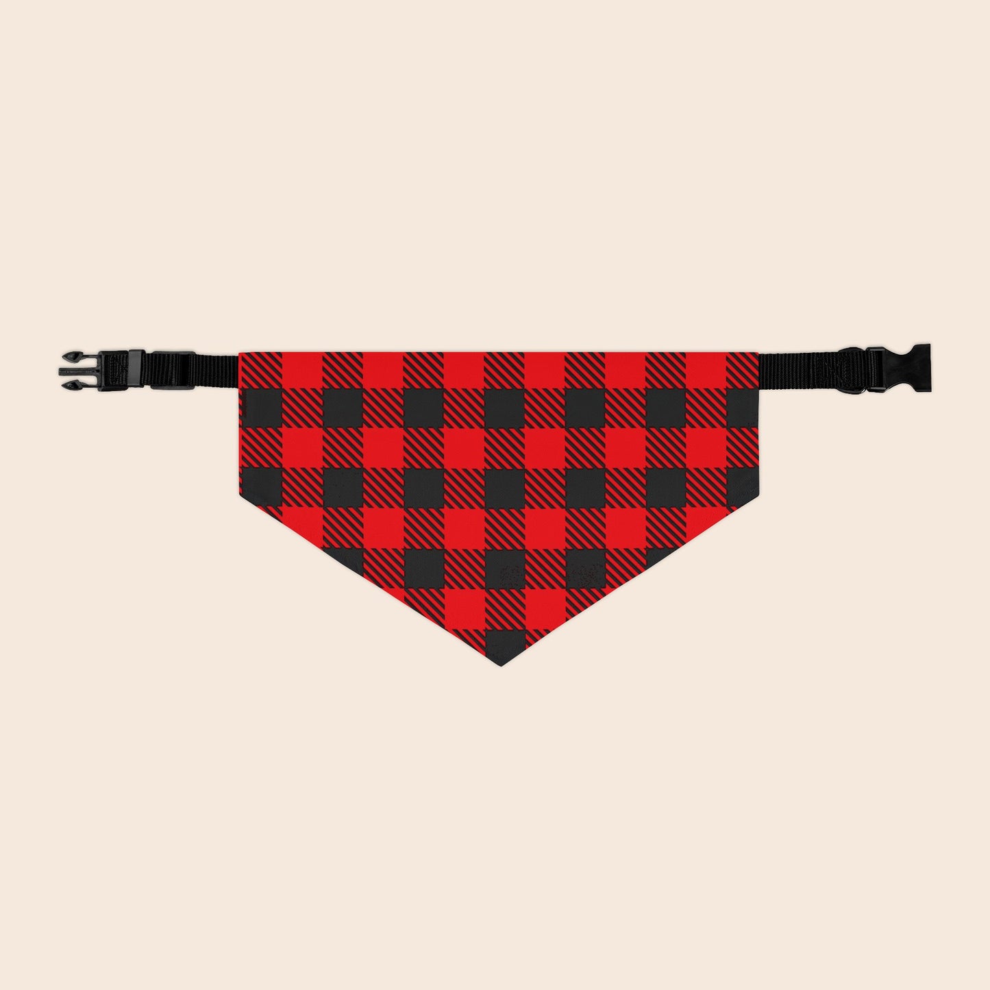 Buffalo Plaid Over the Collar Dog Bandana