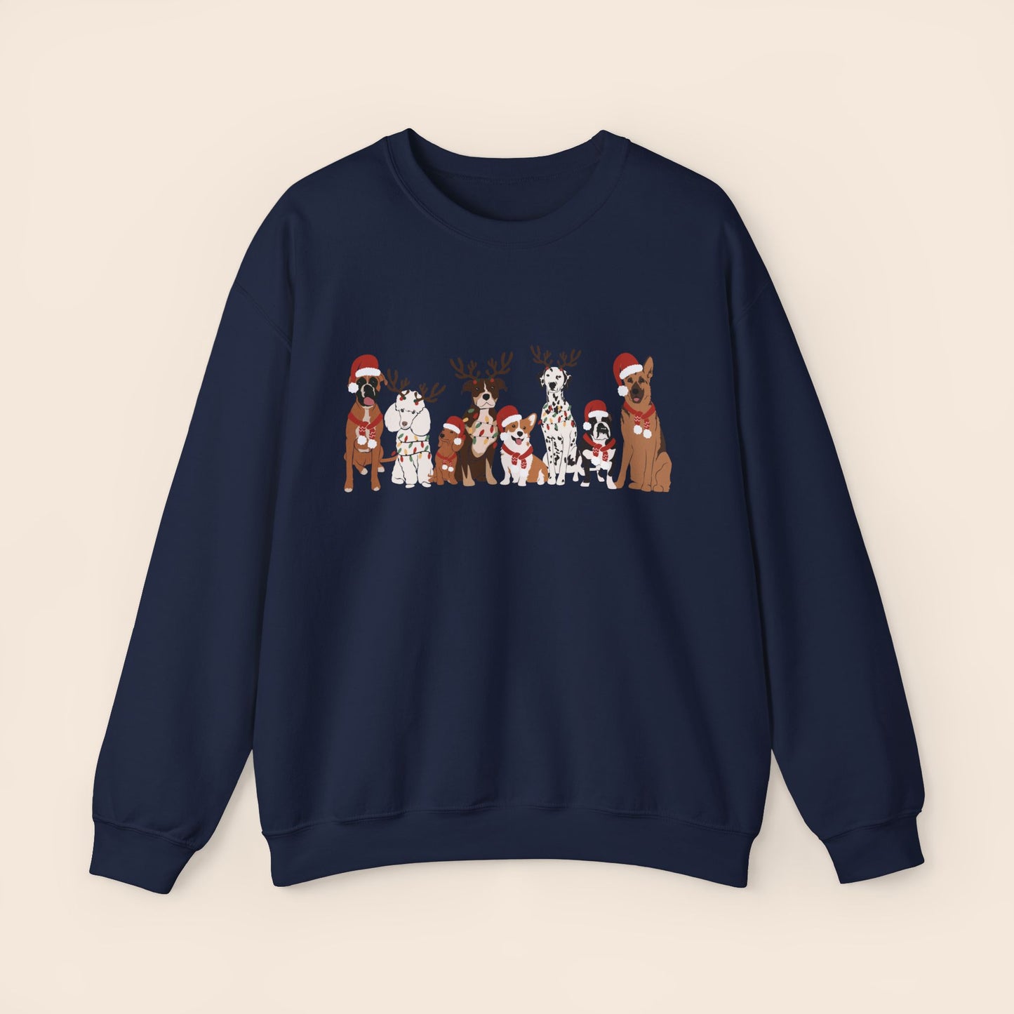Christmas Dogs Crewneck Sweatshirt