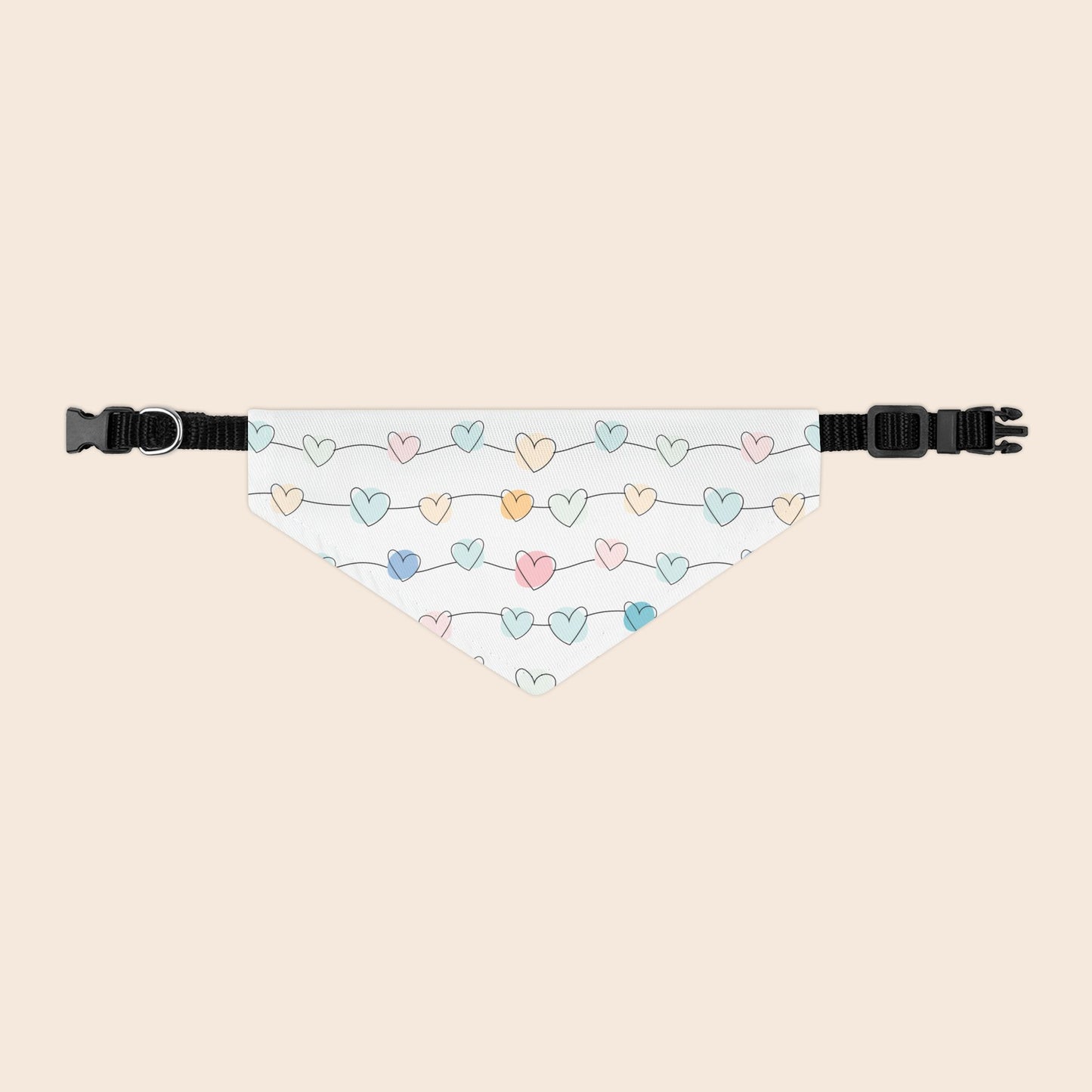 Valentine's Day Over the Collar Dog Bandana