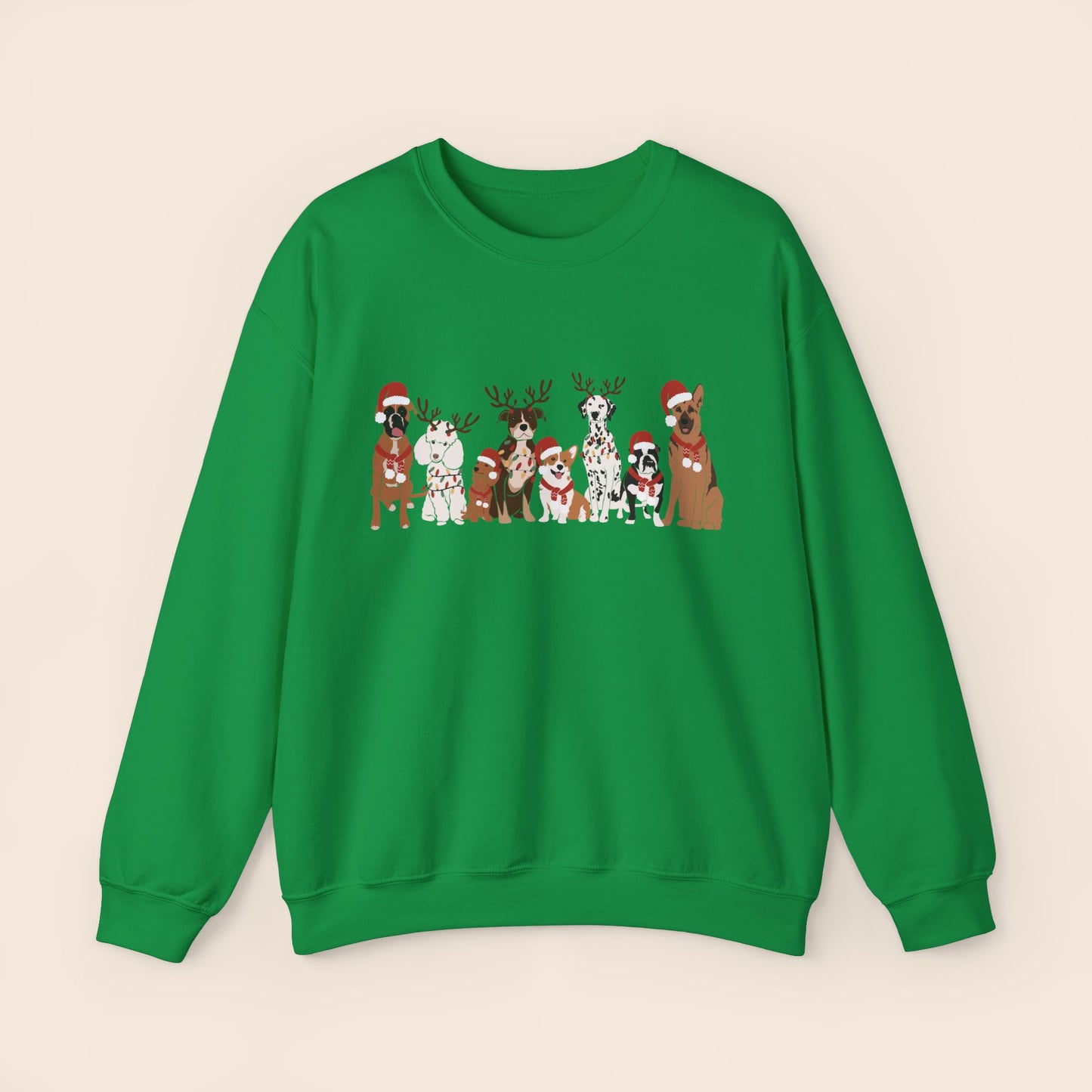 Christmas Dogs Crewneck Sweatshirt
