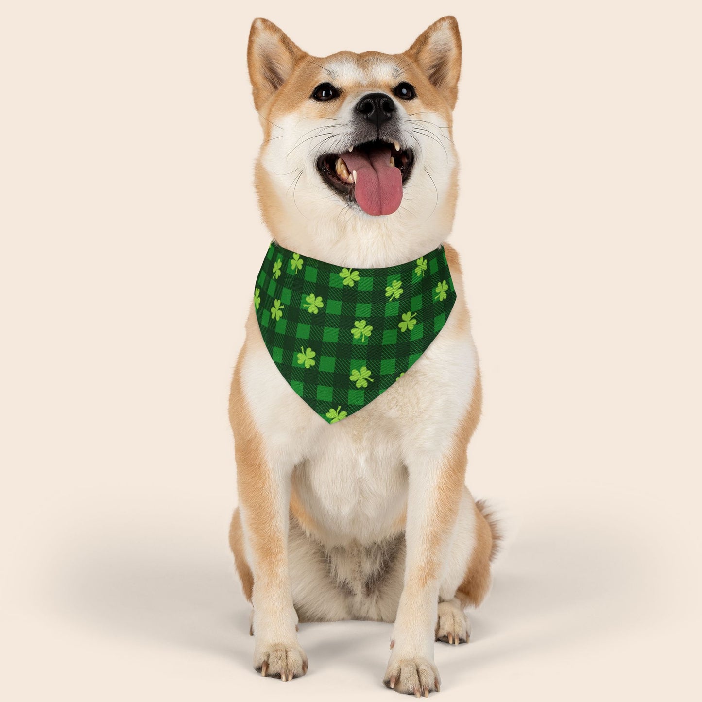 St. Patrick's Day Over the Collar Dog Bandana