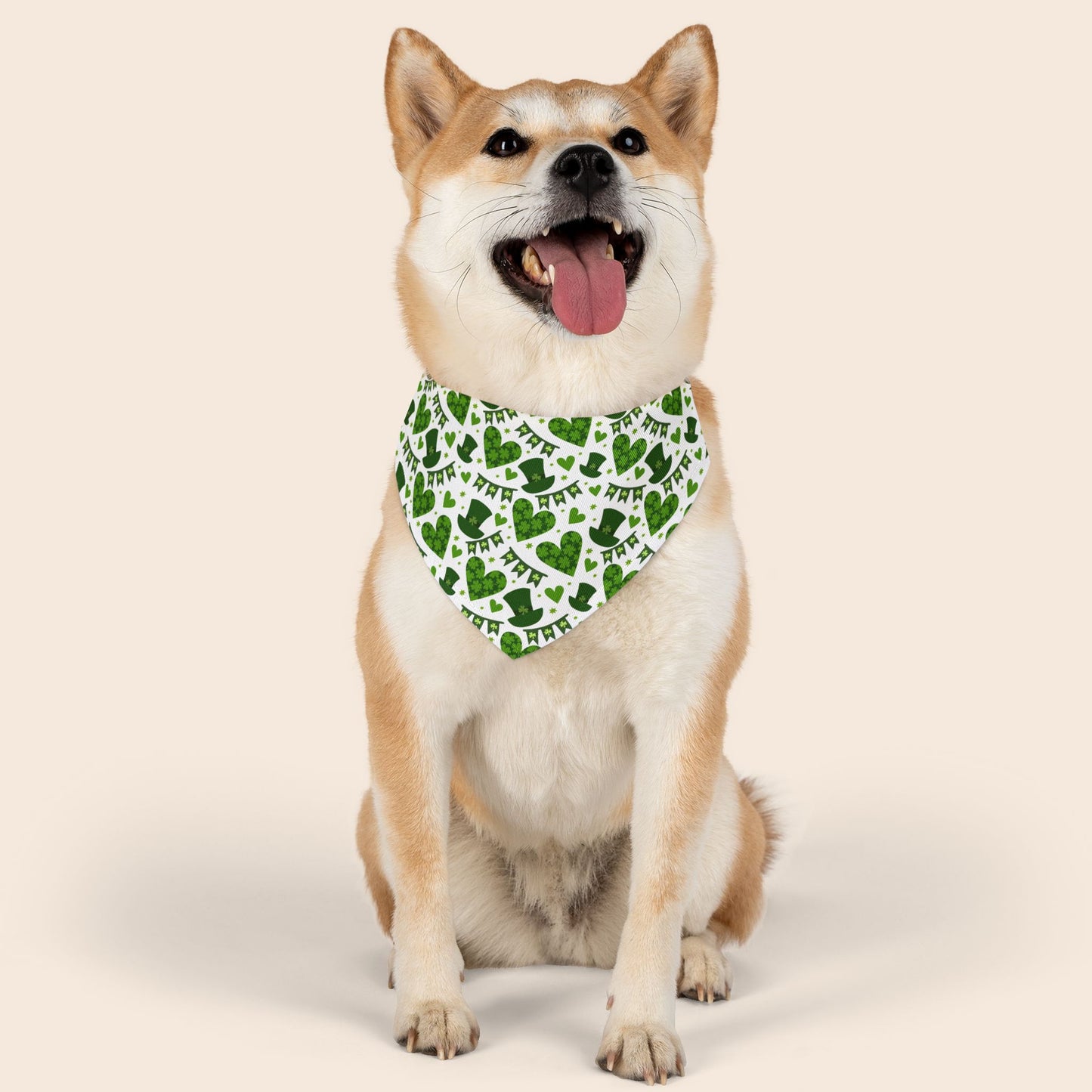 St. Patrick's Day Over the Collar Dog Bandana