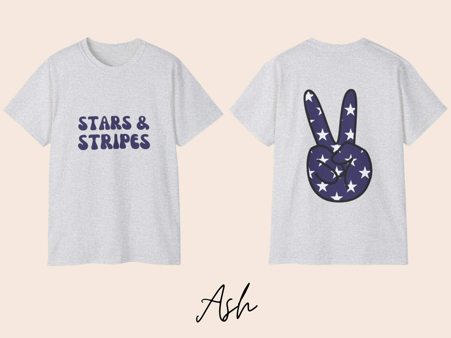 Stars and Stripes Fourth of July Unisex T-Shirt