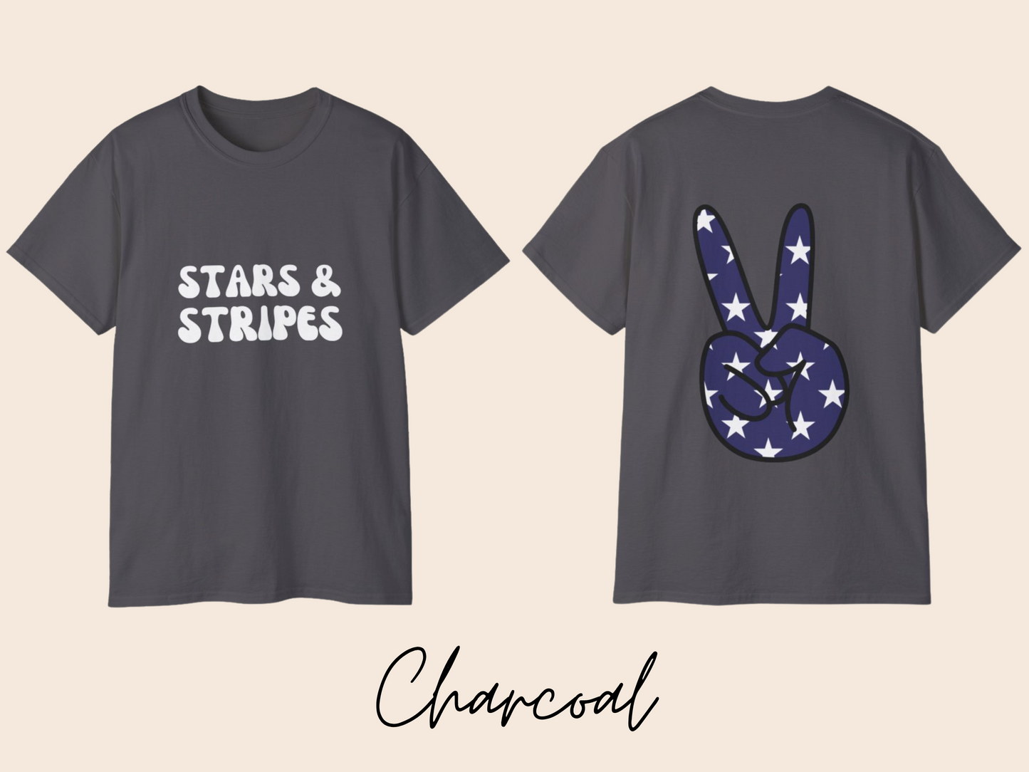 Stars and Stripes Fourth of July Unisex T-Shirt