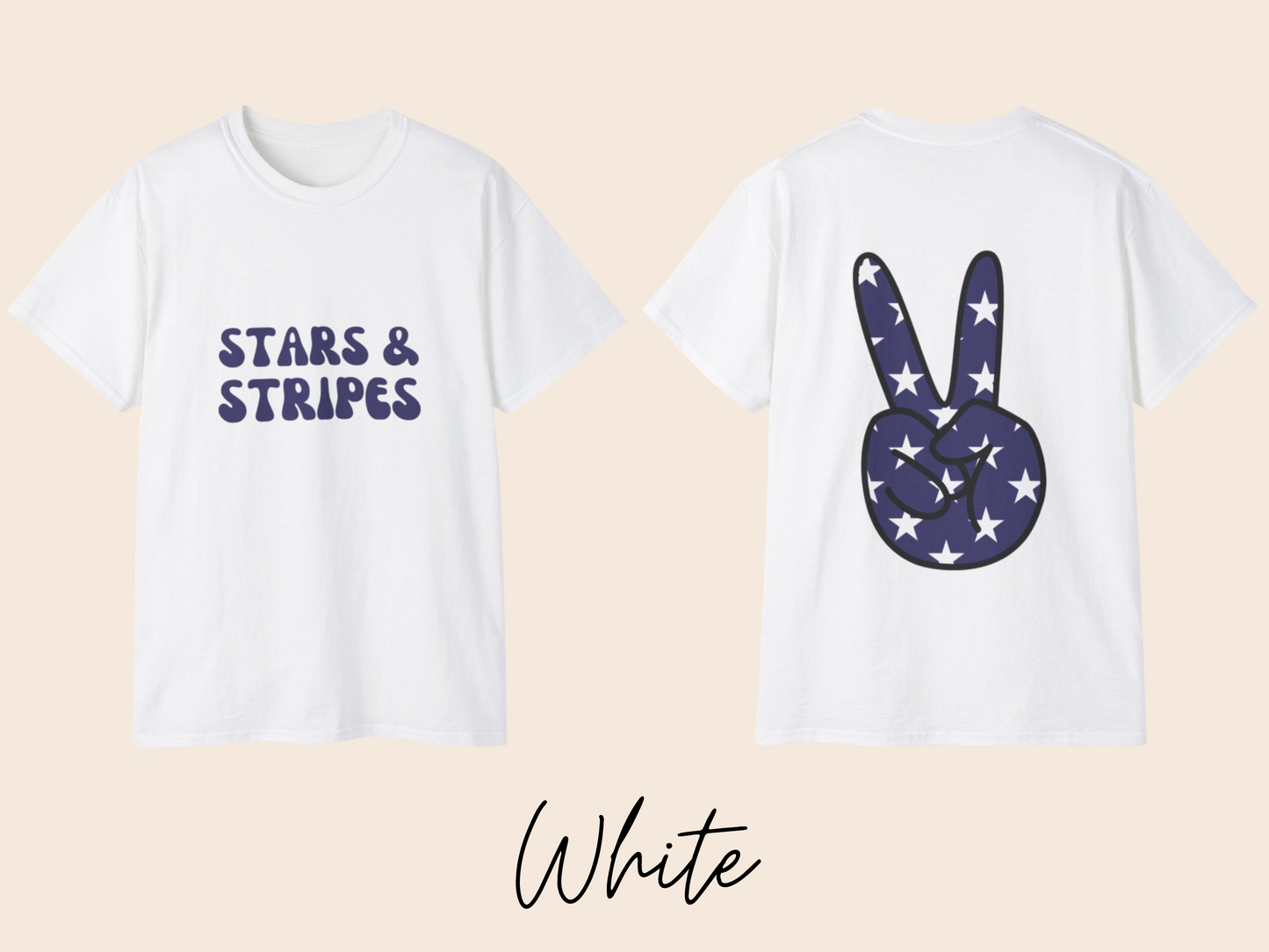 Stars and Stripes Fourth of July Unisex T-Shirt