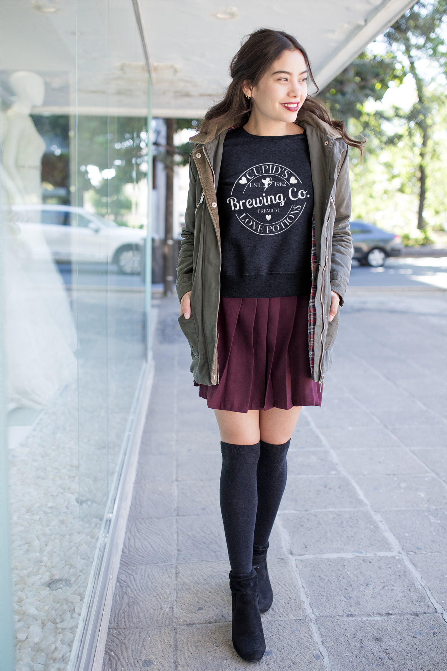 Cupid's Brewing Co. Love Potions Valentine's Day Crewneck Sweatshirt