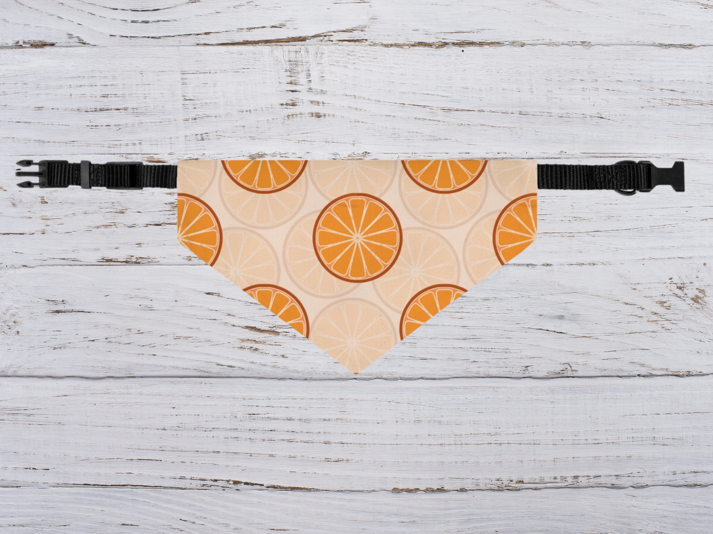 Citrus Over the Collar Spring/Summer Dog Bandana