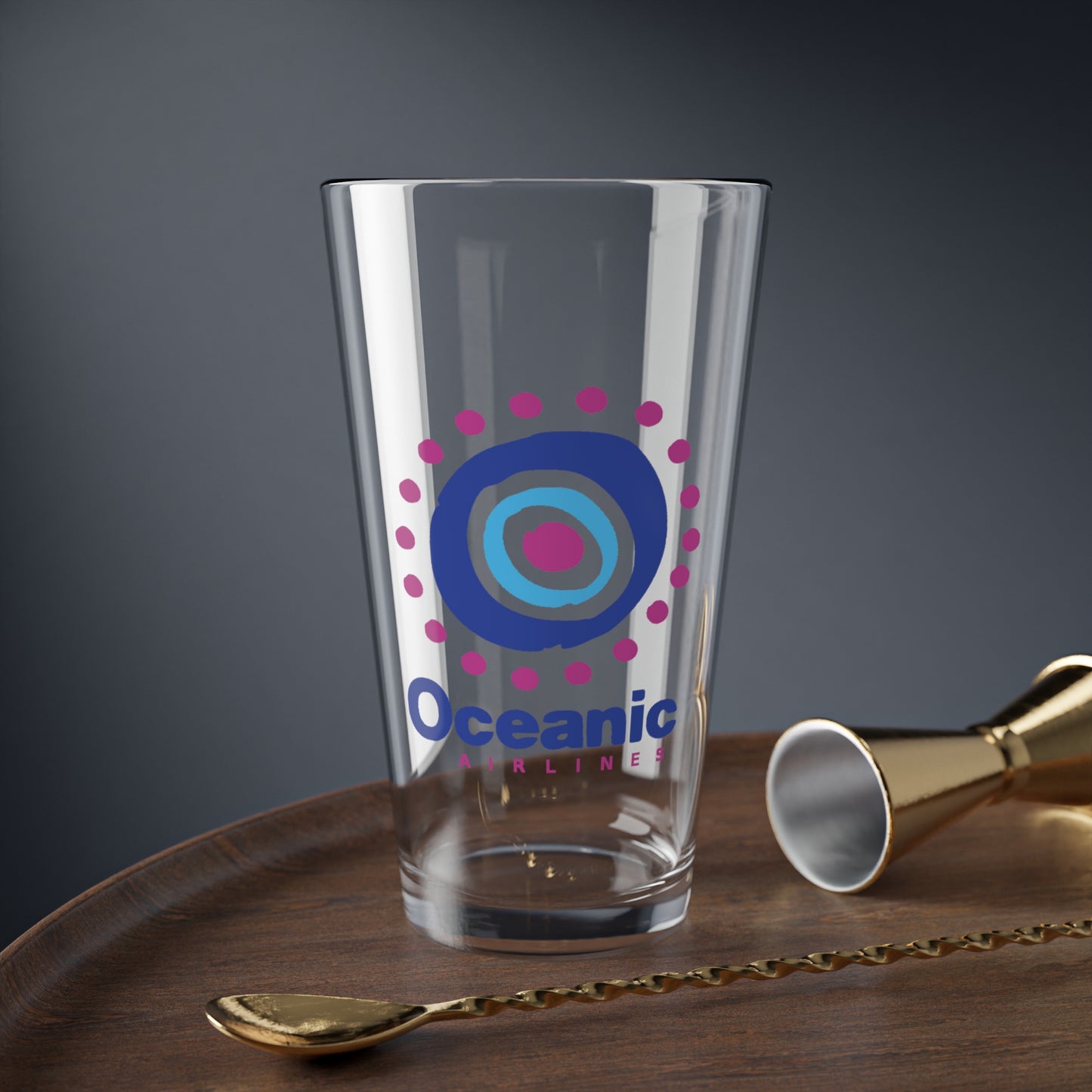 Oceanic Airlines Lost TV Show 16oz Pint Glass