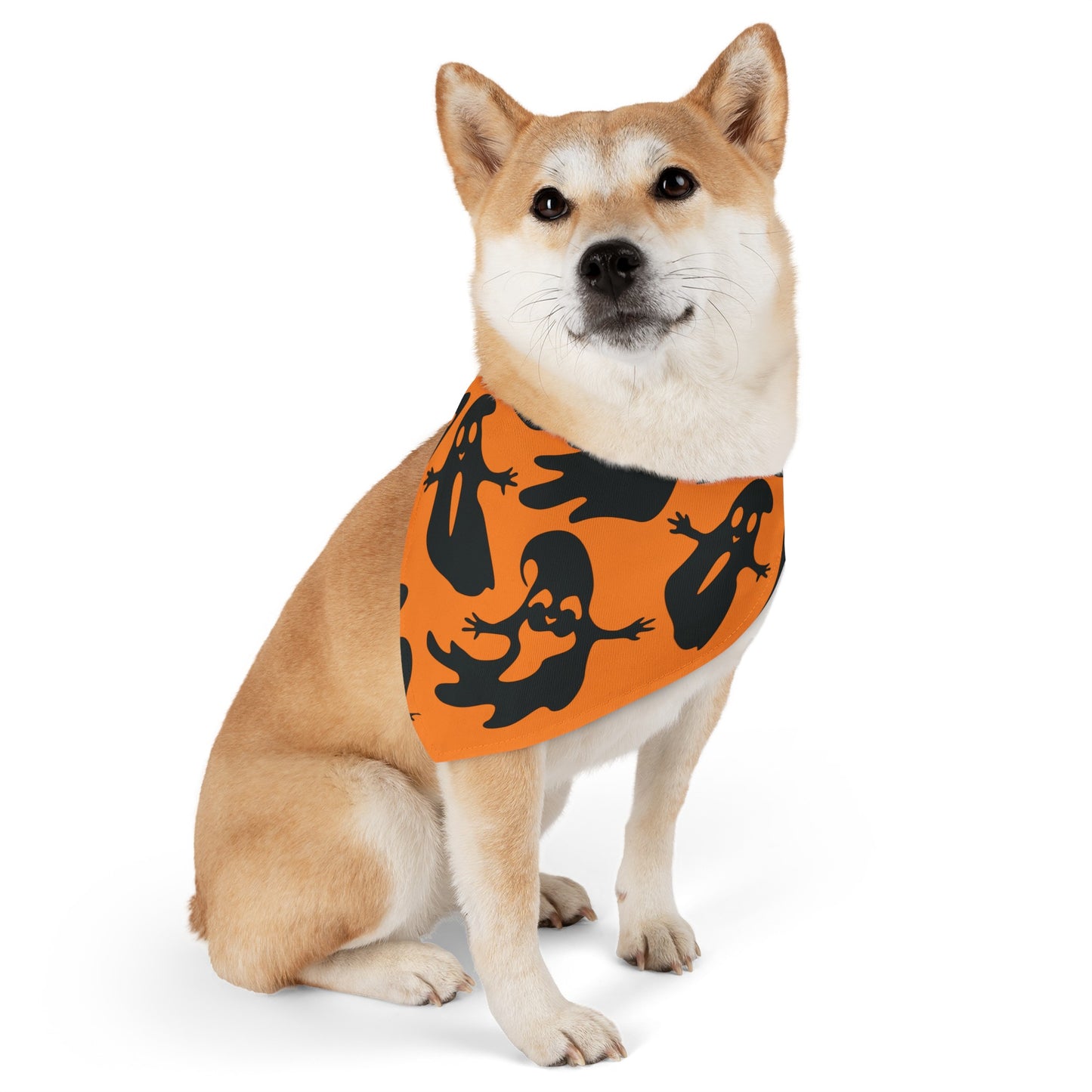 Ghost Over the Collar Halloween Dog Bandana