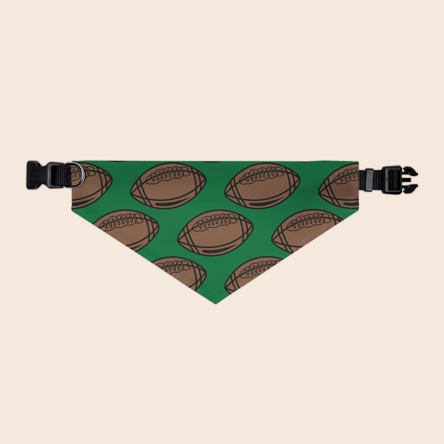 Football Over The Collar Dog Bandana