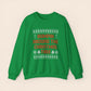 Bumpin' Around the Christmas Tree Christmas Pregnancy Crewneck Sweatshirt