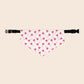 Heart Lollipop Valentine's Day Over the Collar Dog Bandana