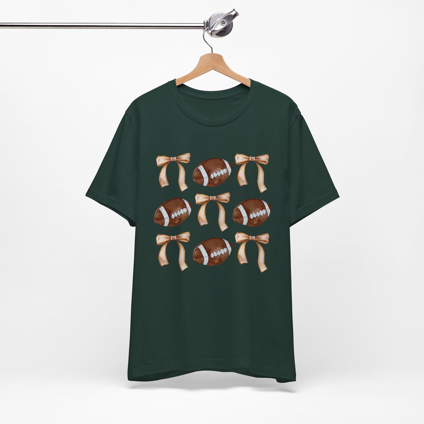 Cute Football and Bows T-Shirt