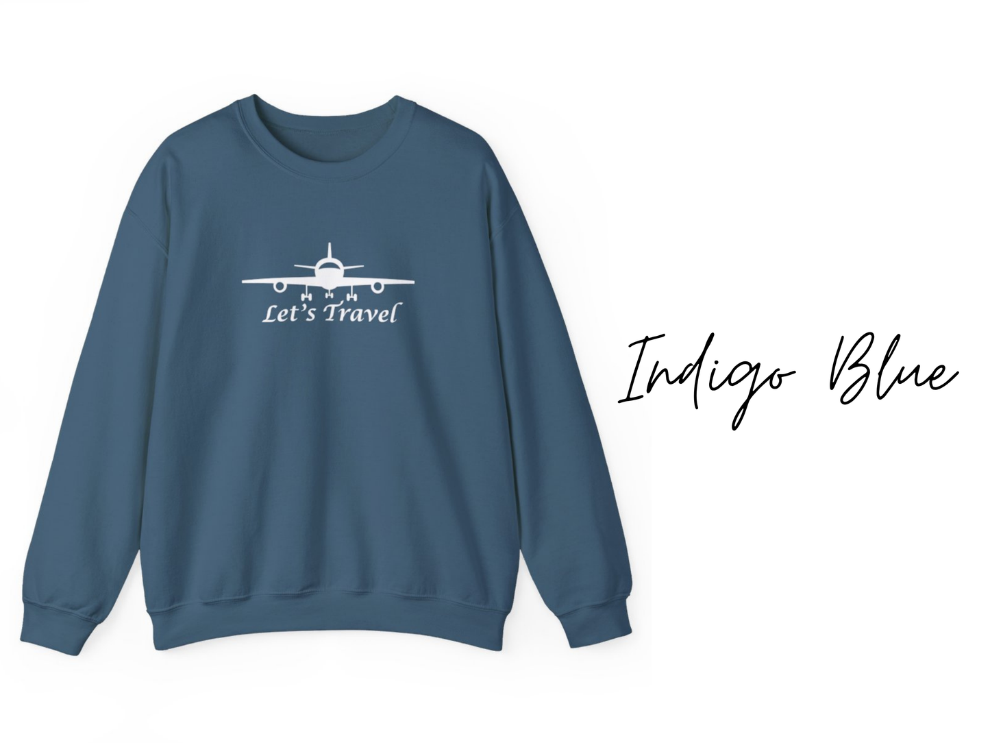 Let's Travel Crewneck Sweatshirt