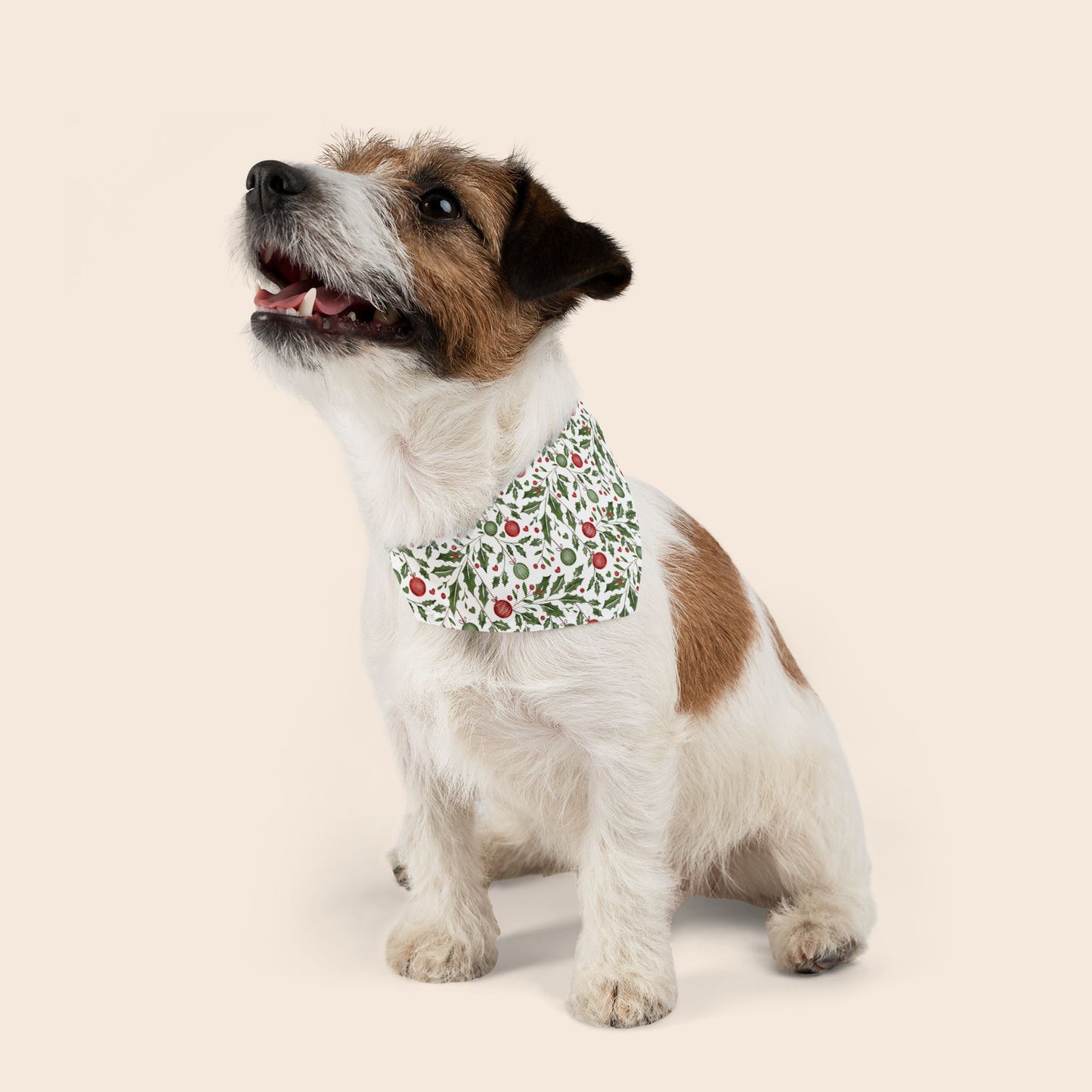 Christmas Over The Collar Dog Bandana