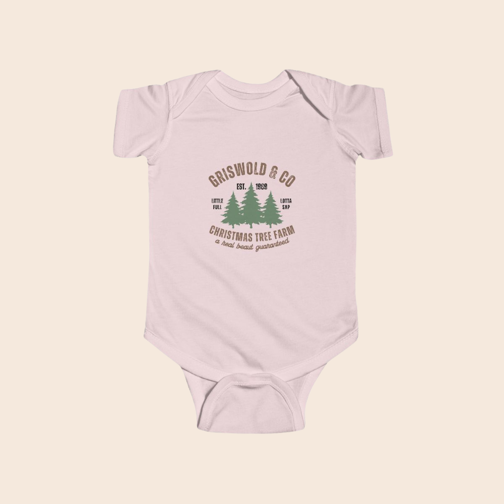 Griswold & Co. Christmas Baby One-Piece