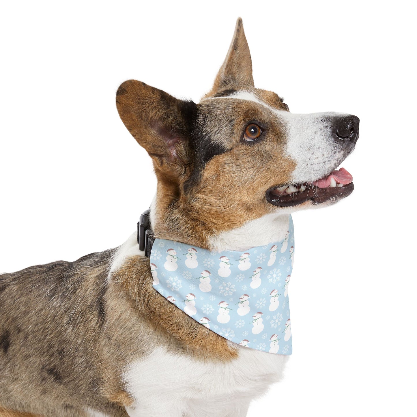 Snowmen Over The Collar Christmas Dog Bandana