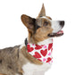 Valentine's Day Over the Collar Dog Bandana