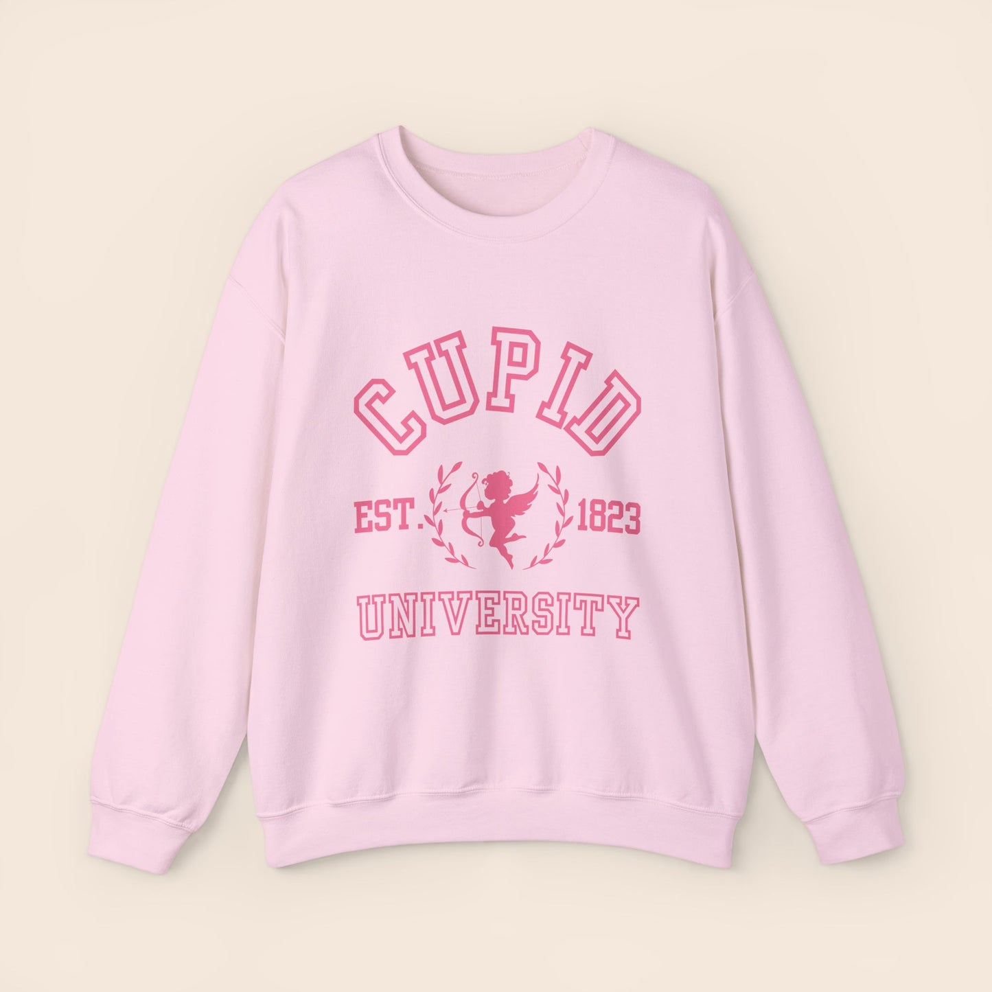 Cupid University Valentine's Day Crewneck Sweatshirt