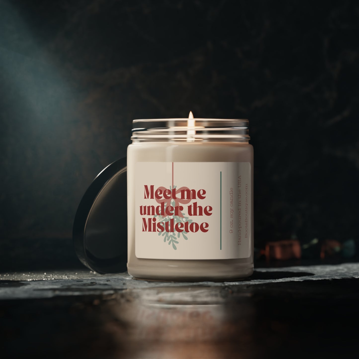 Meet Me Under the Mistletoe - Christmas 9oz Soy Candle