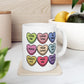 Candy Hearts Valentine's Day 11oz Ceramic Coffee Mug