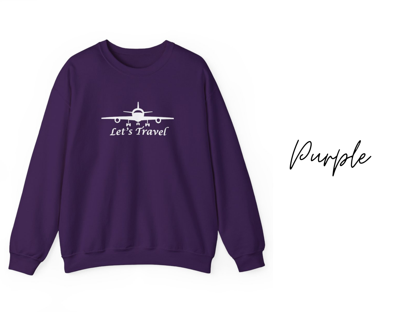 Let's Travel Crewneck Sweatshirt