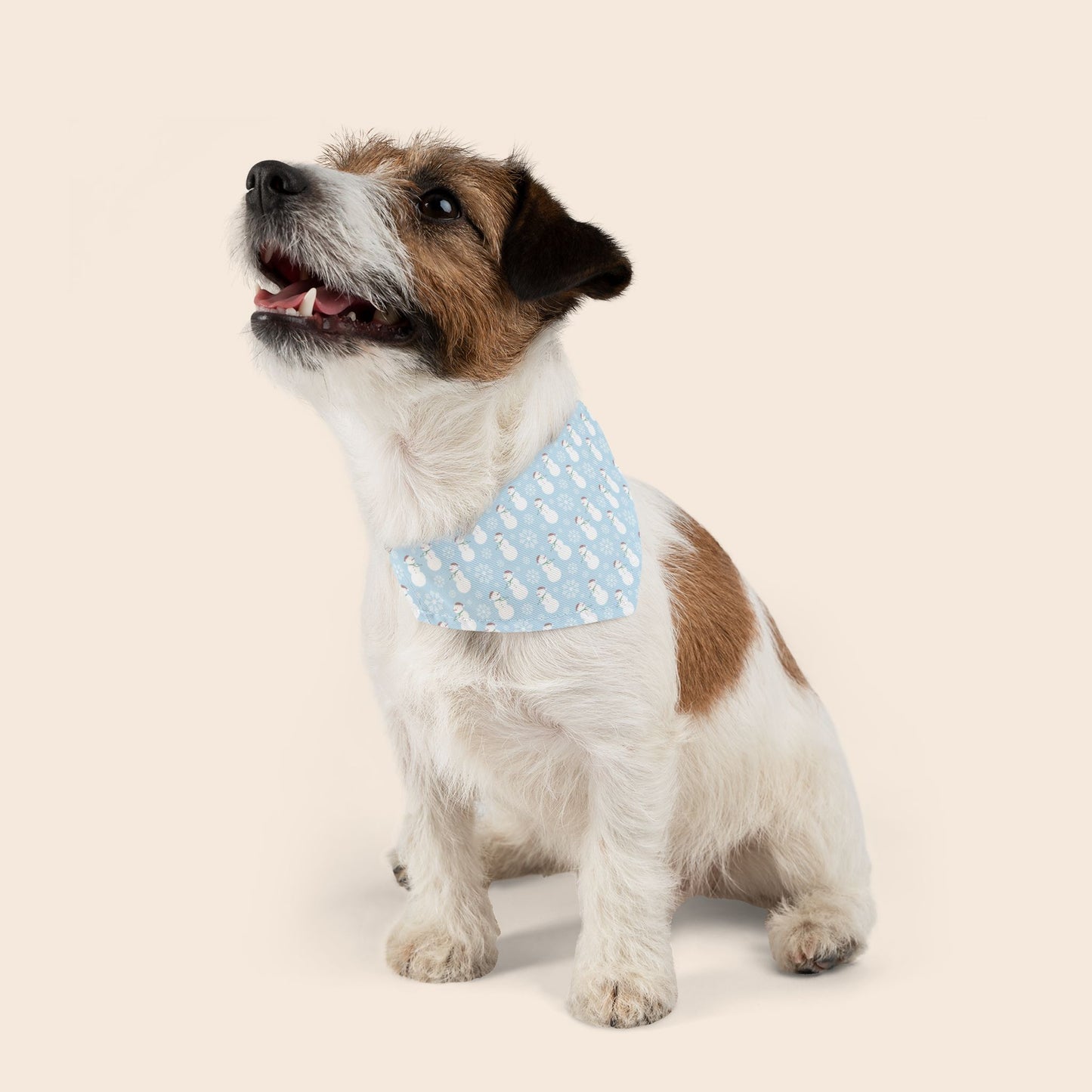 Snowmen Over The Collar Christmas Dog Bandana