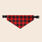 Buffalo Plaid Over the Collar Dog Bandana