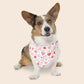 Valentine's Day Over the Collar Dog Bandana