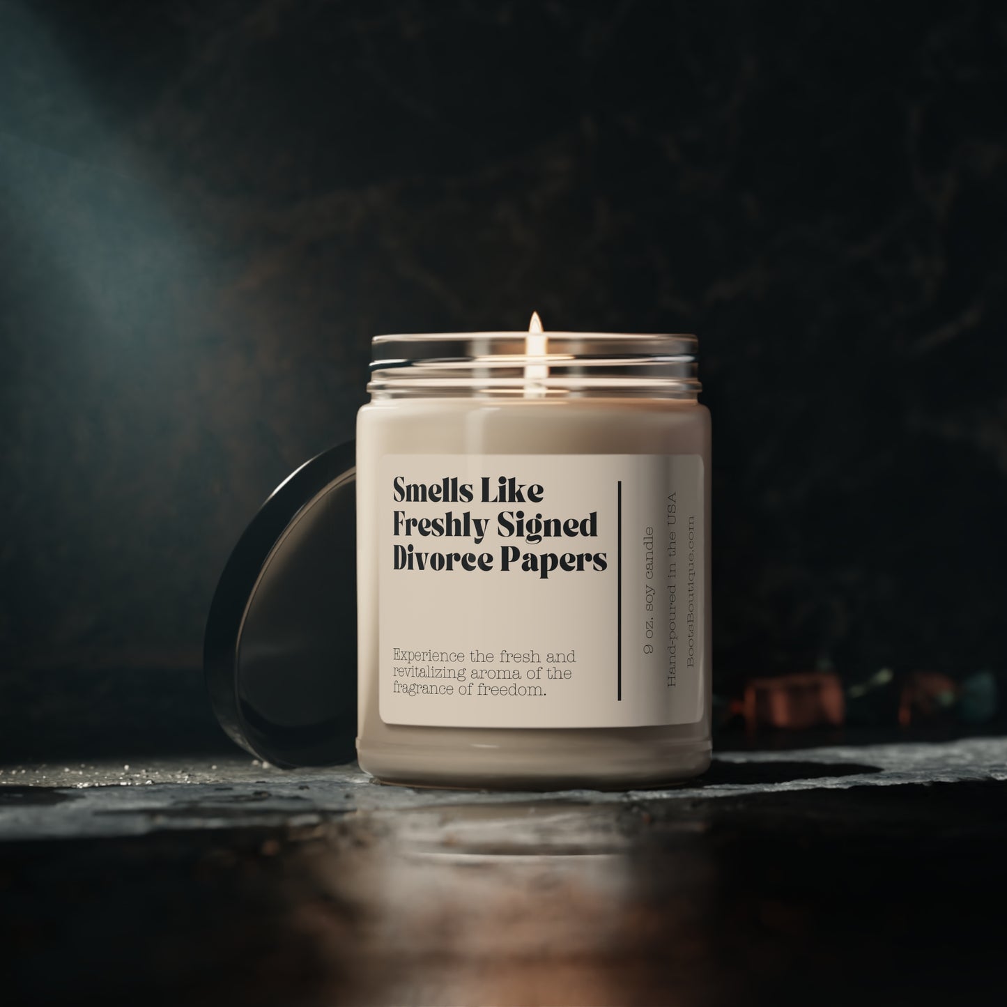 Smells Like Freshly Signed Divorce Papers 9oz Soy Candle