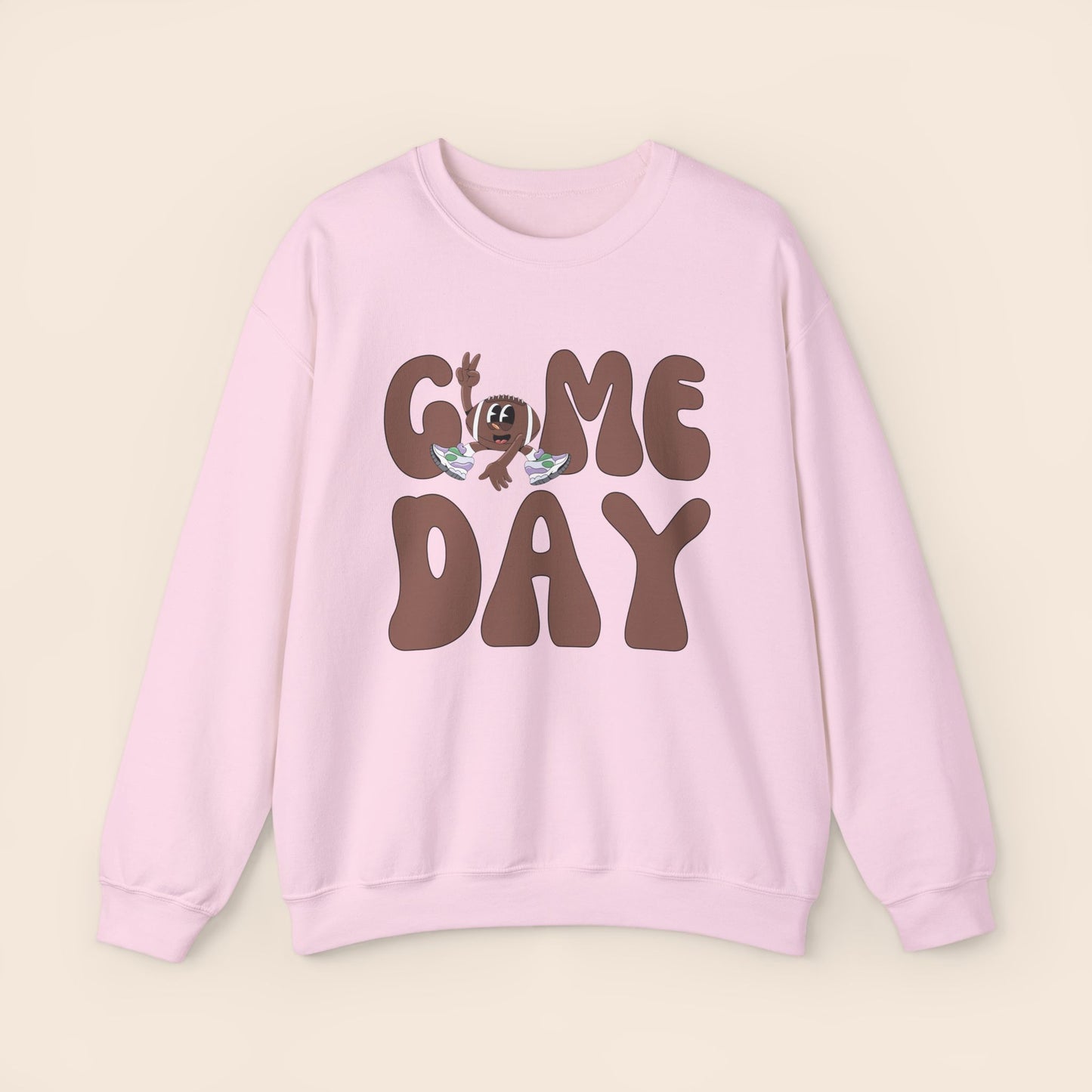 Game Day Football Crewneck Sweatshirt