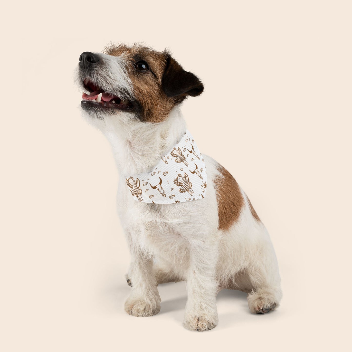 Western Cowboy Over the Collar Dog Bandana