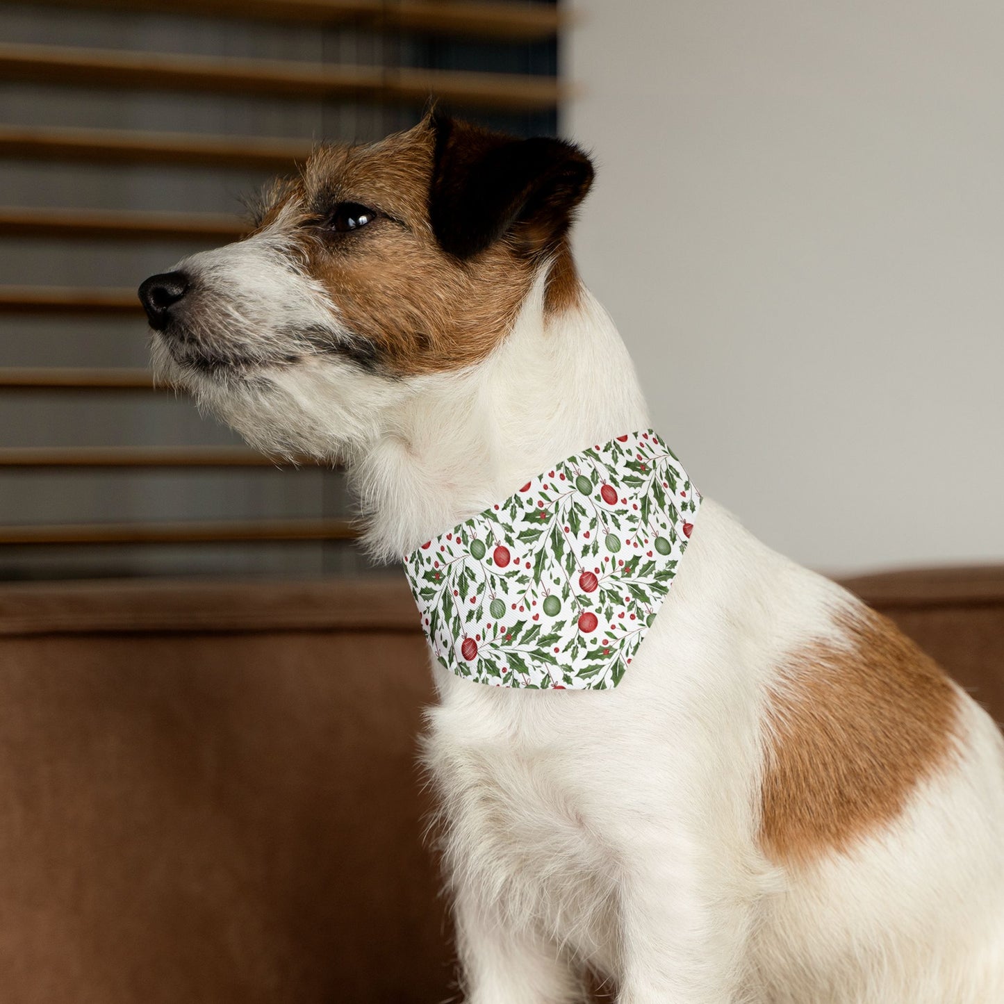 Christmas Over The Collar Dog Bandana