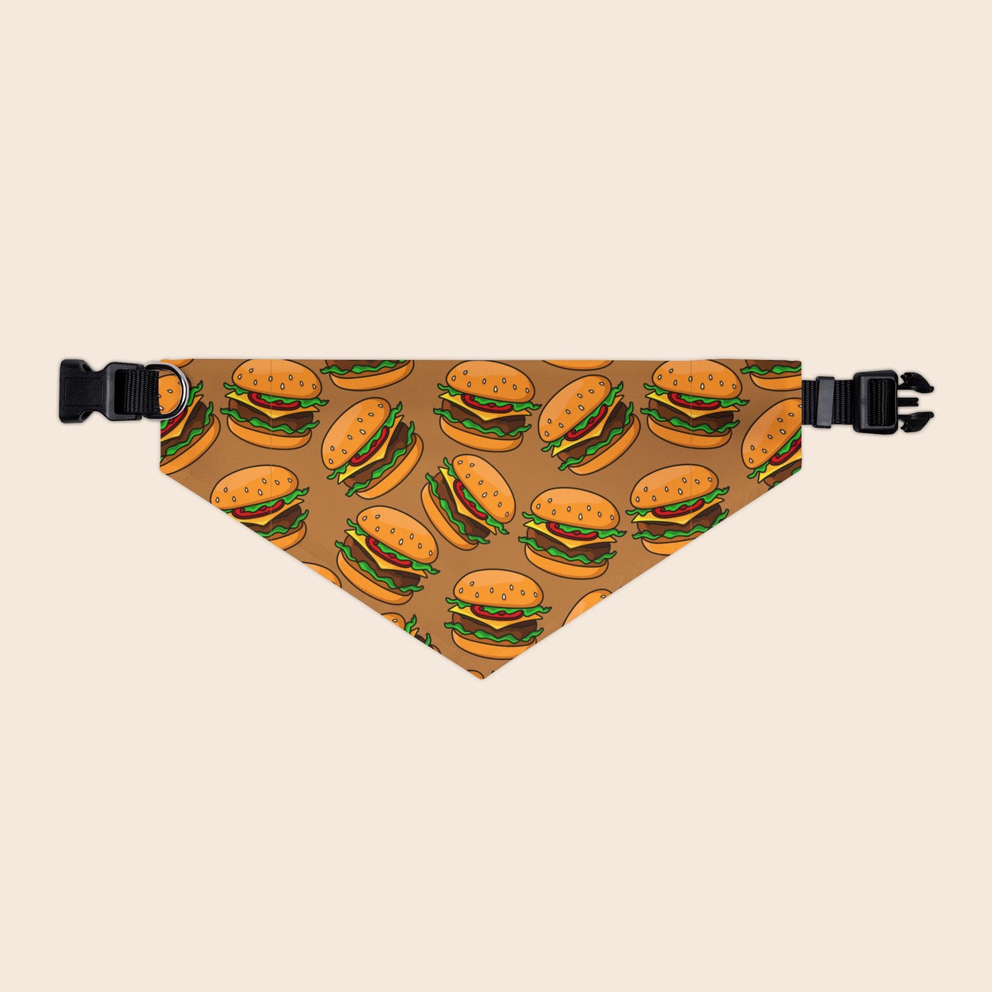 Cheeseburgers Over the Collar Dog Bandana